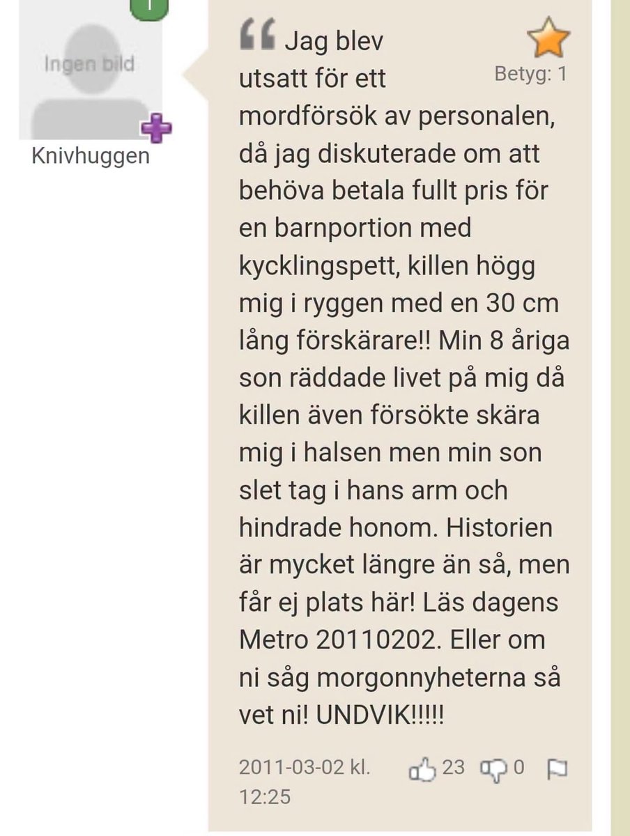 KAMJansson's tweet photo. Om någon vet vilken restaurang det har skett på så blir jag gärna upplyst. Mina senaste restaurangbesök har varit alltför intetsägande https://t.co/Xb18H9dha2