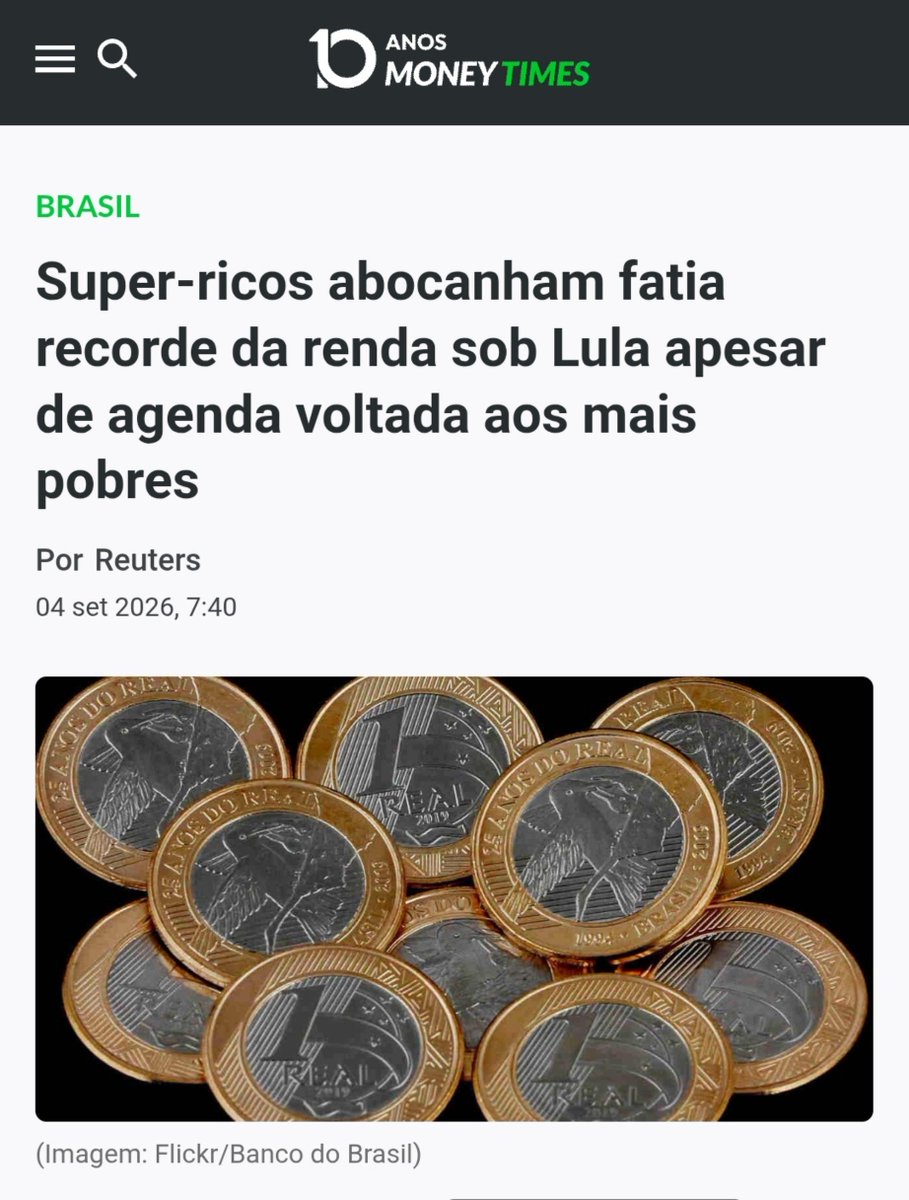 EdwardKonings's tweet photo. Realidade: A concentração de renda nas camadas mais ricas da população aumentou durante o atual governo devido política industrial, subsídios e o efeito renda do desajuste fiscal.

Esse papo não cola mais Celso.
 https://t.co/Nbbsdgn9Yt https://t.co/uowF87FWxk