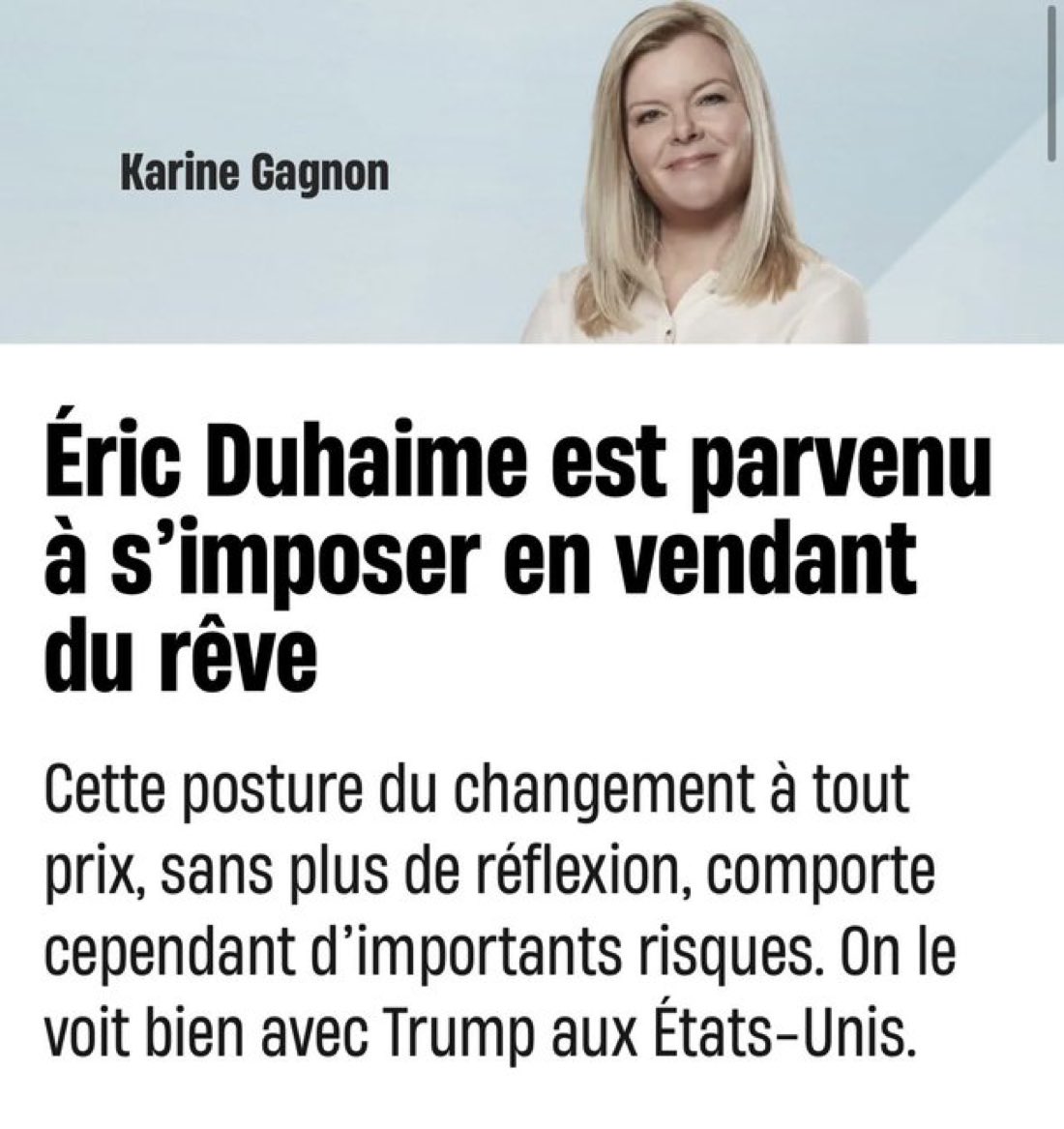 andrearthurciel's tweet photo. Tout ce que son insignifiance écrit, c'est de la frime, sans importance, et à vos frais.

Prenez une résolution aujourd'hui, et ignorez la pour toujours. Personnellement, je l’ignore et je ne la lis plus, depuis plusieurs années.

Vous êtes plus brillant que vous le pensez.

* https://t.co/xY7iwCd8OO