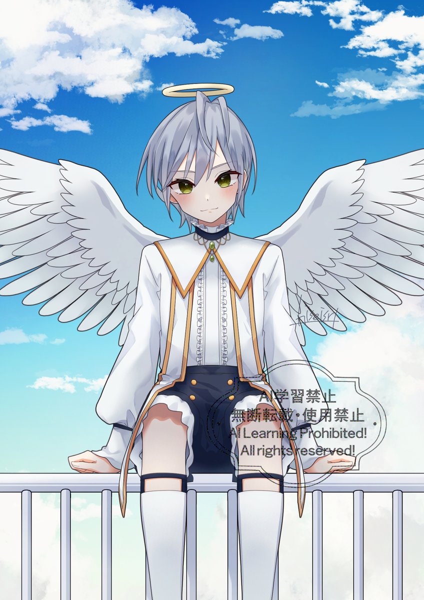 hiseisrt's tweet photo. #天使の日
#イラスト https://t.co/82de89khHD