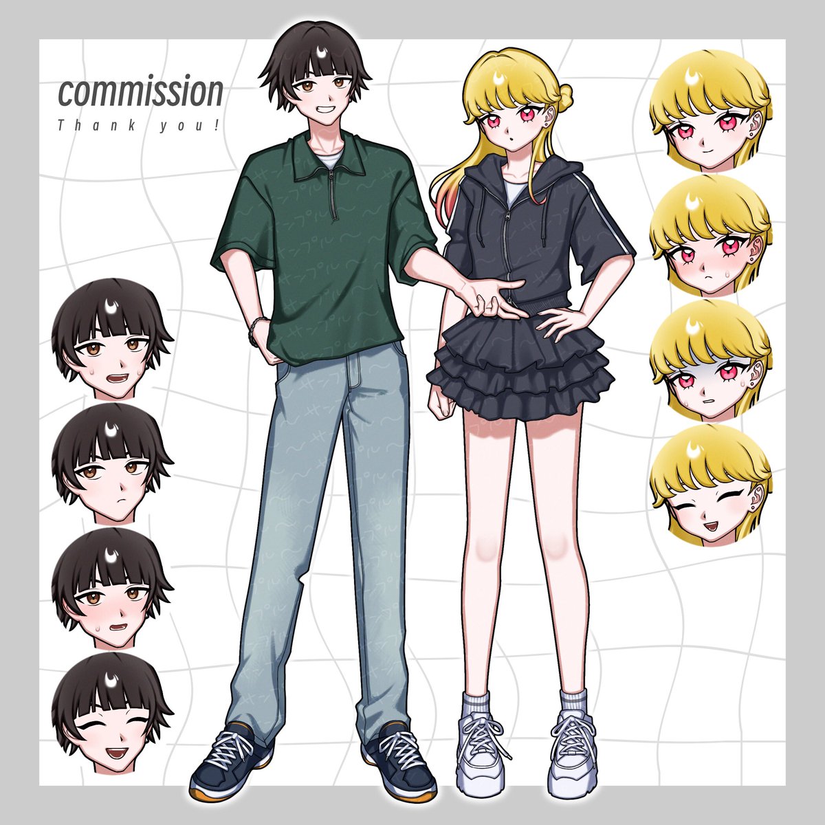 tefu35's tweet photo. 〖 commission 〗
全身立ち絵を描かせていただきました。
ご依頼ありがとうございました！
#つなぐ #commission https://t.co/eyXB0PLRZC