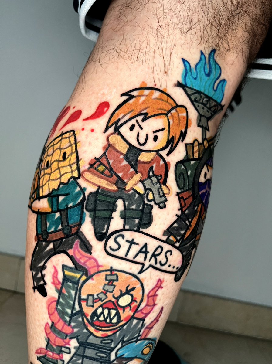 Meerie_tattoo's tweet photo. Resident Evoul https://t.co/sPFAuthFqT