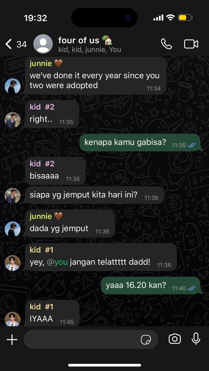 lufterrayie's tweet photo. gyujun five tweets au ft. dohoon &amp; james as their kids
[from that prompt]

episode family birthday https://t.co/SkNjHopu3w