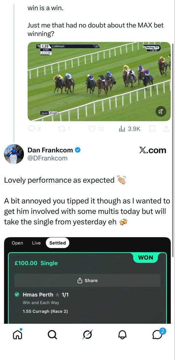 AuditingFrank's tweet photo. Whilst Dan frankcom is losing his telegram group and X followers money he doesn’t care as long as he is making chunks,the clown show continues with bens bets and Dan frankcom look at this: https://t.co/ow6s0fZmDU