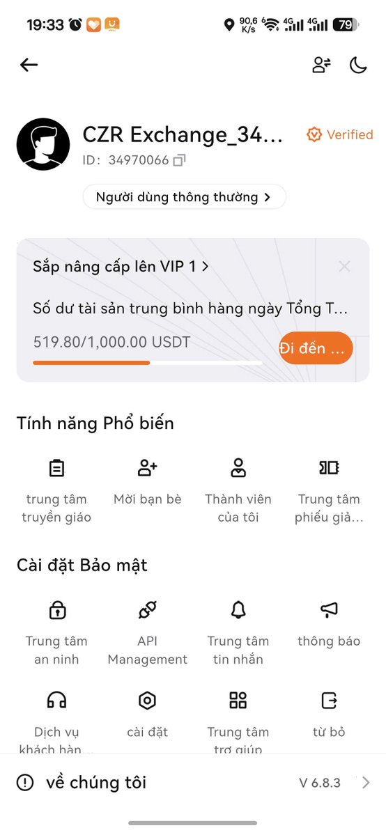 CteaAminah's tweet photo. Tài khoản CZR Exchange của mình đã hoàn tất KYC từ trước, nhưng giờ rút tiền không được và còn bị đình chỉ giao dịch. Không rõ lý do, ticket gửi support vẫn chưa có hướng xử lý rõ. Ai đang gặp tình trạng tương tự trên @czrexchange thì chia sẻ giúp mình.
https://t.co/k006IWApZH
#CZR #CZRExchange #KYC #Crypto