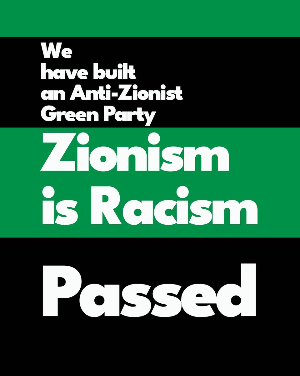 Greens4P's tweet photo. Zionism is Racism has passed. https://t.co/GT4loA2zeY