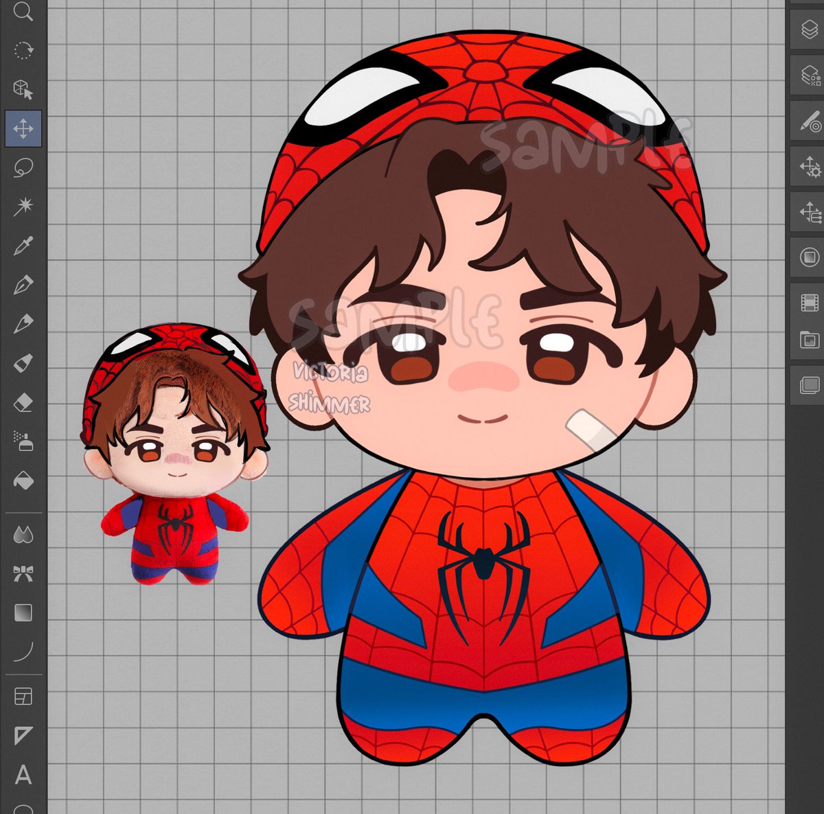 vick_shimmer's tweet photo. Interest check for smiley Petey plush 2.0 😗 poll below ⬇️ 
#bnd #spidermanfanart https://t.co/TsLQxCg95S