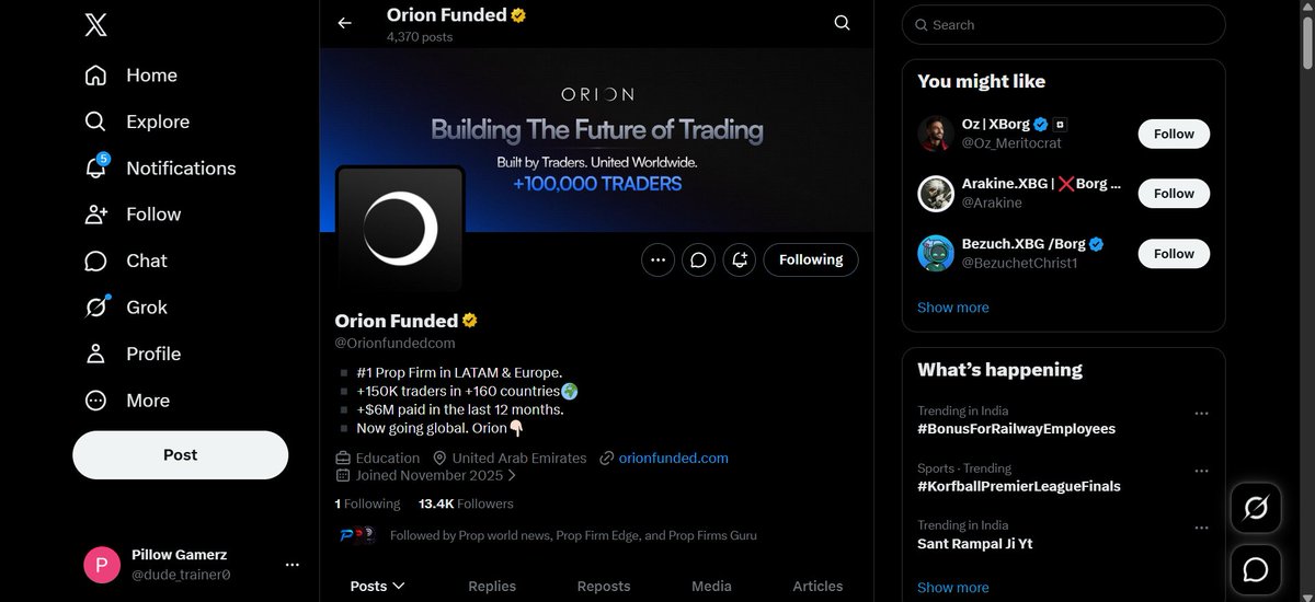 dude_trainer0's tweet photo. @propfirmsupdate @Orionfundedcom @OrionAffiliates Completed task ✅

@4ttrades
@eganLord7
@indika086 https://t.co/Ta0pWD5cd3