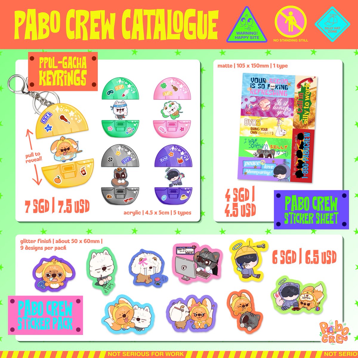 pabocrew's tweet photo. preorder open! 𐔌˙.
🚧 pabo crew catalogue 🚧

 ★ preorder period: 4th oct (2200 sgt) - 18th oct (2359 sgt) 

🇸🇬 sg pre-orders:
https://t.co/4yyOJ9MlmW
🌐 international pre-orders:
https://t.co/RFTdw3TLLn
📦 group orders please dm!

♡/⟳ will be much appreciated ദ്ദി(˶˙ ⩌ ˙˶) https://t.co/QFS4dNsDHK