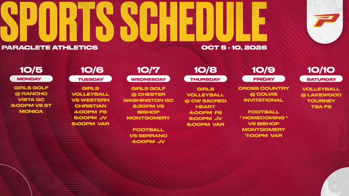 athparaclete's tweet photo. It's Homecoming week! We hope to see our Spirits back on campus this week. #OnceASpirit #AlwaysASpirit https://t.co/gFLHEM7WDa
