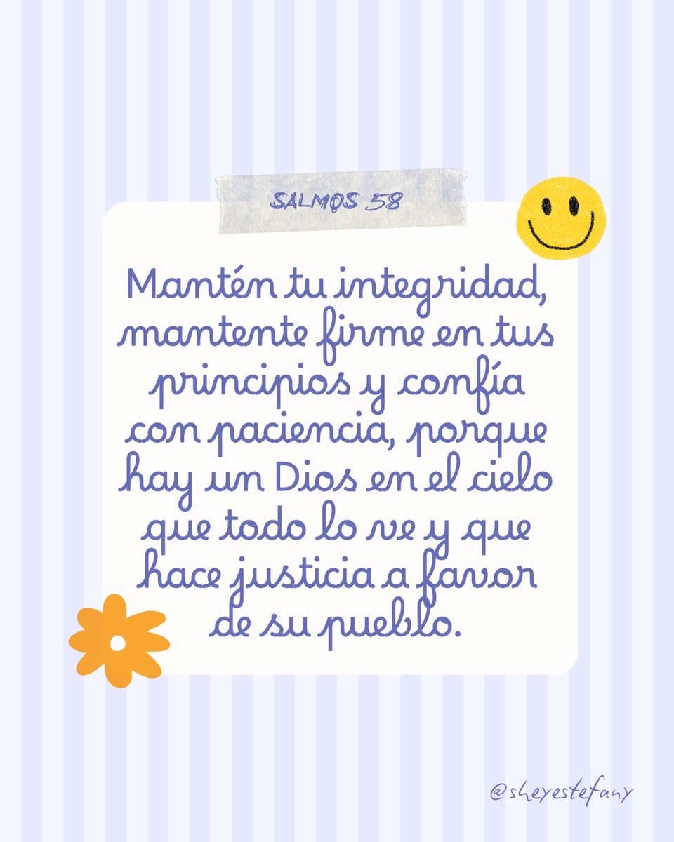 SheyEstefany's tweet photo. 📚Salmos 58

⏳ Aunque la injusticia y las malas intenciones parezcan gobernar el mundo, ¡no te desanimes! El mal tiene fecha de caducidad. 

#justiciadivina #pueblodedios #integridad #confianza https://t.co/RWJNYlS2qj