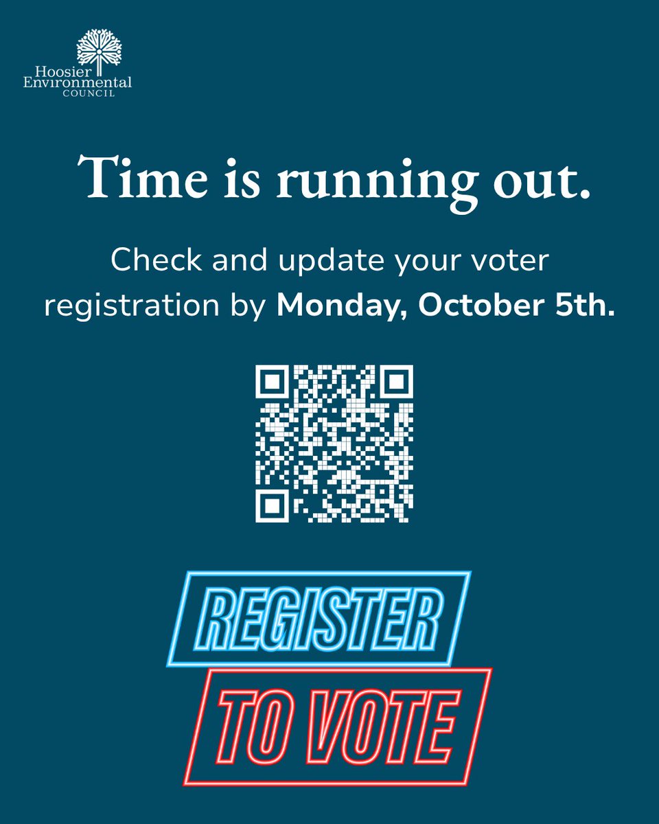 HEC_ED's tweet photo. Are you sure you're ready for election day? Take a moment to verify that your voter registration is up to date at https://t.co/X66GmHtiFp. #VoteIndiana #IndianaVoters #HoosierVote #RegisterToVote #YourVoteMatters https://t.co/oow3tgirA3