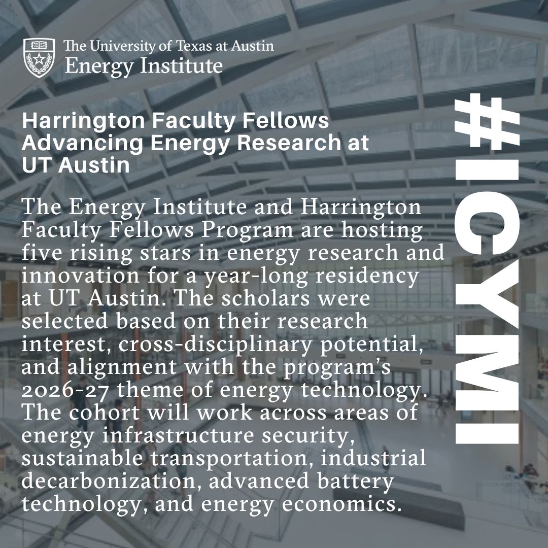 EnergyUT's tweet photo. Learn about recent developments in energy at UT in our September Energy Bulletin!

Find the latest issue of our newsletter and subscribe at the link: https://t.co/Ydh4uHioch https://t.co/8SYJgHPrsR