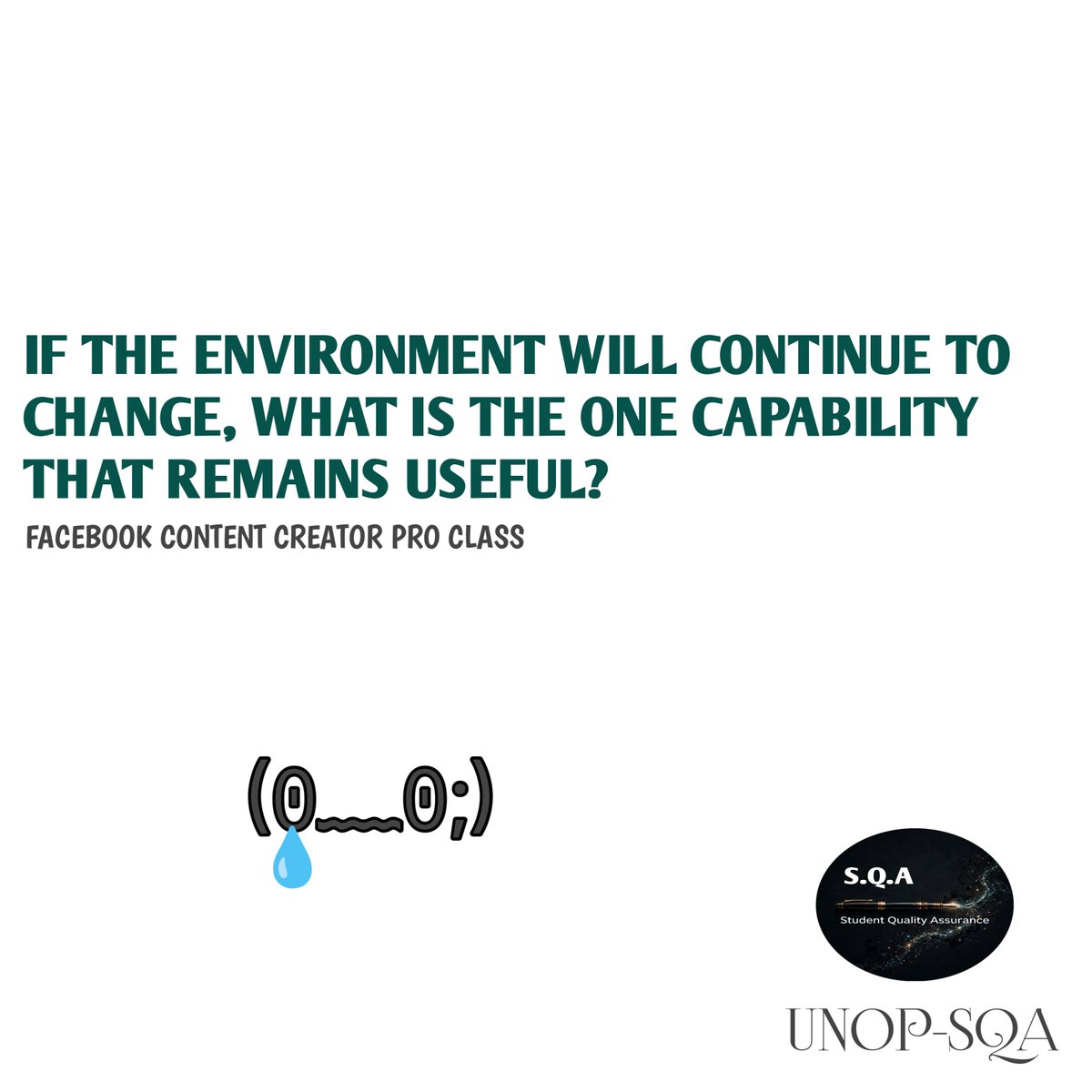 UNOP_SQA's tweet photo. STOP SCROLLING AND ASK YOURSELF THIS!!!!!!!!!! https://t.co/nS71mzWgOc