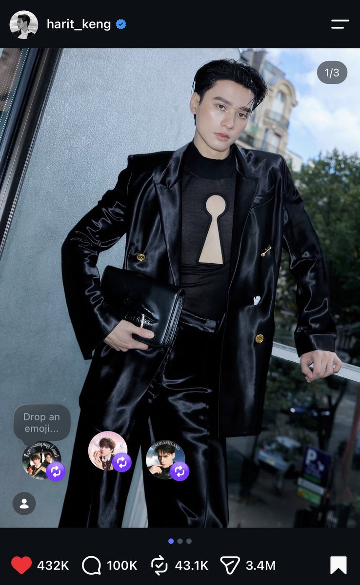 KengNampingLand's tweet photo. 100K แตกทั้งคู่แย้ววว มากอดกานนนน❤️‍🔥

#KengNamping #Kengharit #nampingster @Schiaparelli #Schiaparelli #PFW https://t.co/GRriE6Id4X