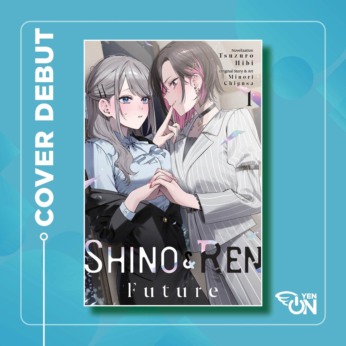 yenpress's tweet photo. Cover debut!

📗 Shino & Ren: Future, Vol. 1 (light novel): https://t.co/0AVoJiF6LA 

Lovebirds Ren and Shino have left their school days behind and set out into the world of working adults. Independence is exciting, but living on their own and starting their careers comes with a whirlwind of challenges. Ren is struggling to make time in her busy modeling schedule for her girlfriend. Shino is happy about Ren's success, but she can’t help but notice all the admiring gazes Ren attracts. Then when they’re finally alone, Shino shies from physical intimacy! And to top it all off, Shino gets along with her coworkers and students so well that it's stoking Ren's jealousy. Do these high school sweethearts have what it takes to clear these hurdles and build a future together?