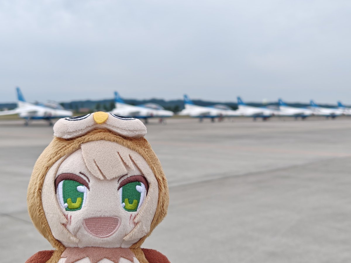 P1Y1_Frances's tweet photo. 今日は松島基地航空祭。だいぶ久しぶりです（調べたら前回訪問は2017年でした）。今年から夏開催ではなく、秋開催に変わってます。
記念塗装機かっこいいです。塗装ではなく、痛車と同じデカールとのこと。
🦉「ﾋｻﾞｼｶﾞﾅｸﾃｻﾑｲｸﾞﾗｲﾀﾞｯﾀﾅ」
#まひろウといっしょ https://t.co/PtYBKEVLFi