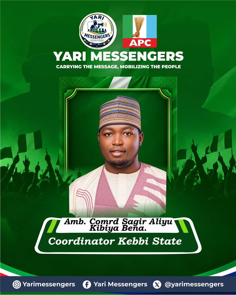 Yarimessengers's tweet photo. Introducing the Yari Messengers State Coordinators across the 19 Northern States, including the Federal Capital Territory (FCT).

As we continue to strengthen our structures and expand our reach across Northern Nigeria, we are proud to present the dedicated leaders coordinating https://t.co/wCtdsrGT9H
