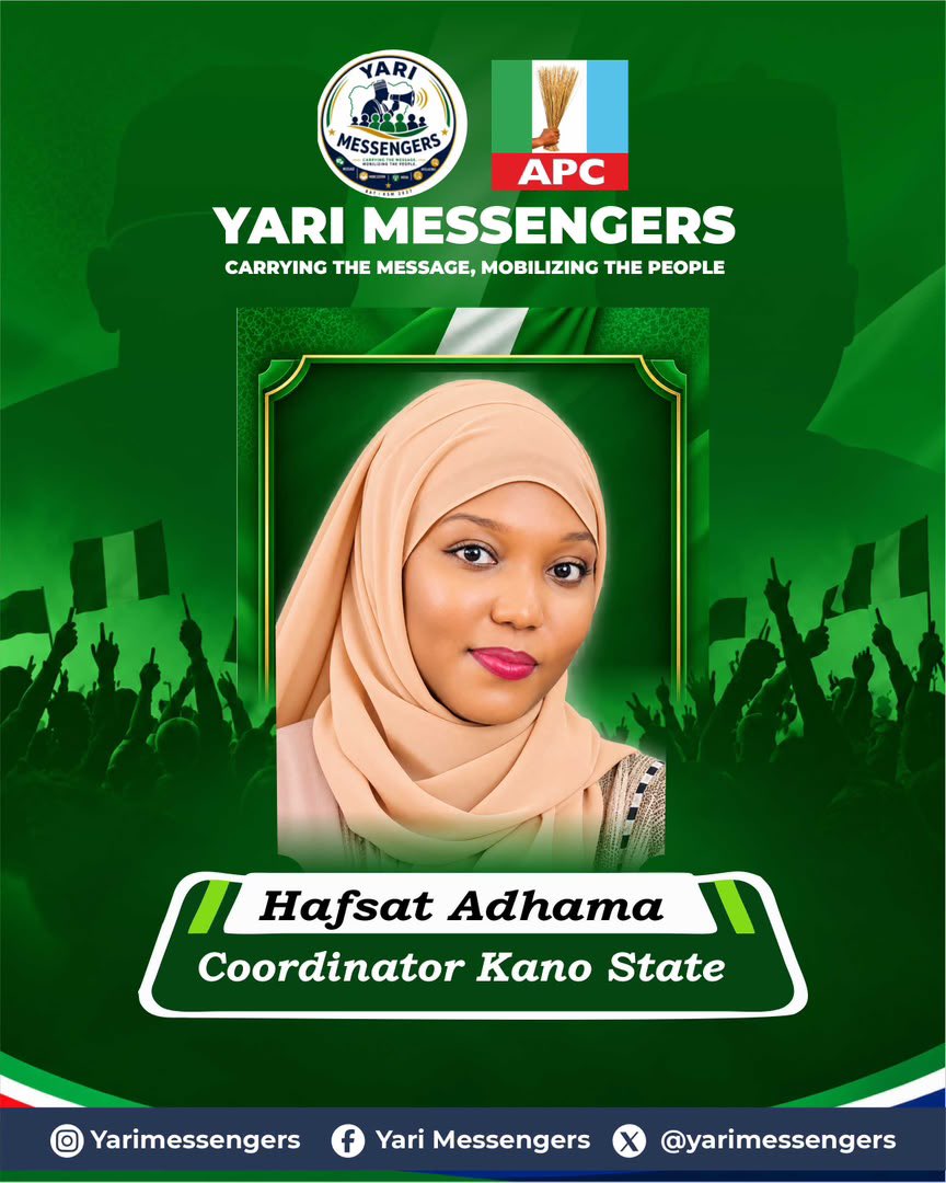 Yarimessengers's tweet photo. the activities of Yari Messengers in the North-West Zone.

These coordinators represent our commitment to building a strong, organized and people-focused movement across the region.

Here are our State Coordinators for the North-West States:

Kano State - Hafsat Adhama https://t.co/xULcBp4dRS