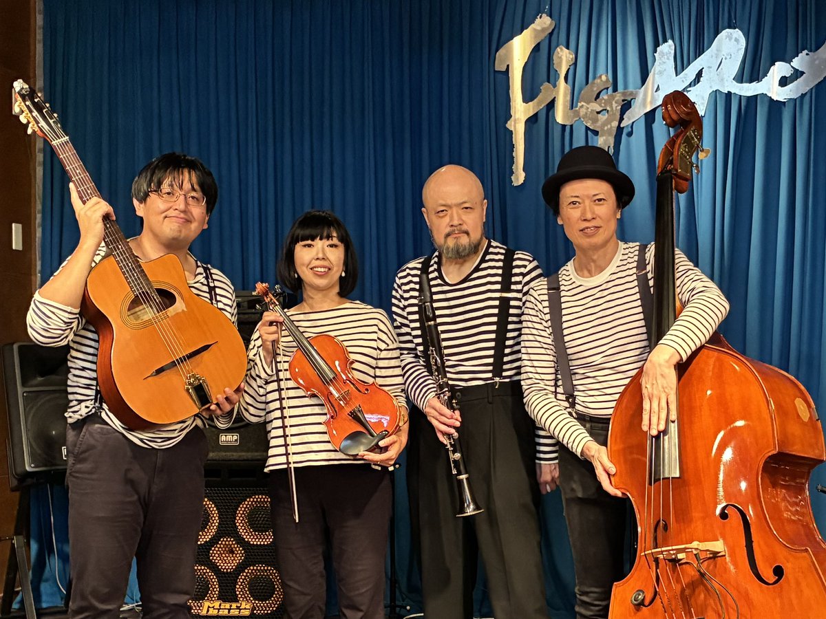 iwakazudayo's tweet photo. 楽しかったーーー！！東郷ケイジと上州荒くれ楽団、大・大・大盛況！！
ご来場くださいました皆々々様、ありがとうございました！！

MCで語る想いの数々に初めて知ることも多々……
次回このメンバーでのステージは10/17、おおた街なか音楽フェスタ2026！
詳細はリプ欄へ！ https://t.co/hfNEs0u0QK