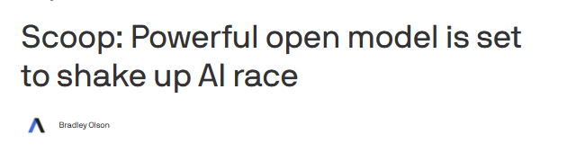 choblin29's tweet photo. 🚨WTF. Nvidia-backed Reflection is preparing to release a powerful open-weight model that is set to shake up the AI race, with Axios sources expecting it to compete with the top Chinese open models while initially trailing the best U.S. frontier systems.

I’m surprised.

Axios also says a new wave of Western open-weight AI models is coming THIS MONTH.

Companies will be able to download and customize Reflection’s model with their own private data, and sources say that setup can rival the most expensive frontier AI systems in some cases.

Reflection has already been briefing people in Washington ahead of the launch.