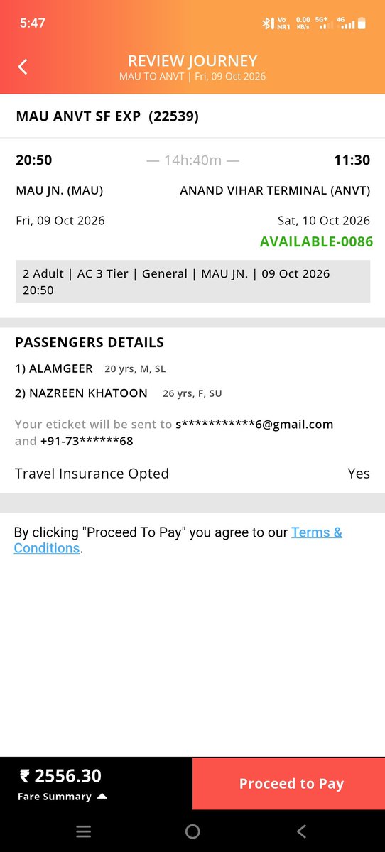 ShahG_140's tweet photo. @myogiadityanath @CMOfficeUP @AshwiniVaishnaw @RailMinIndia @IRCTCofficial @RailwaySeva इस बार भी PNR: 2264448785 (ट्रेन 22539) में सीटें उपलब्ध होने पर भी Side Lower की जगह Middle Berth अलॉट कर दी गई। जब सीटें खाली होती हैं, तब भी पैसेंजर चॉइस को नजरअंदाज क्यों किया जाता है? कृपया इस ऑटो-अलोकेशन स���स्टम में सुधार करें। और मेरा प्रेफरेंस सीट अलॉट करने की कृपा करे। https://t.co/36NYB0ehDT