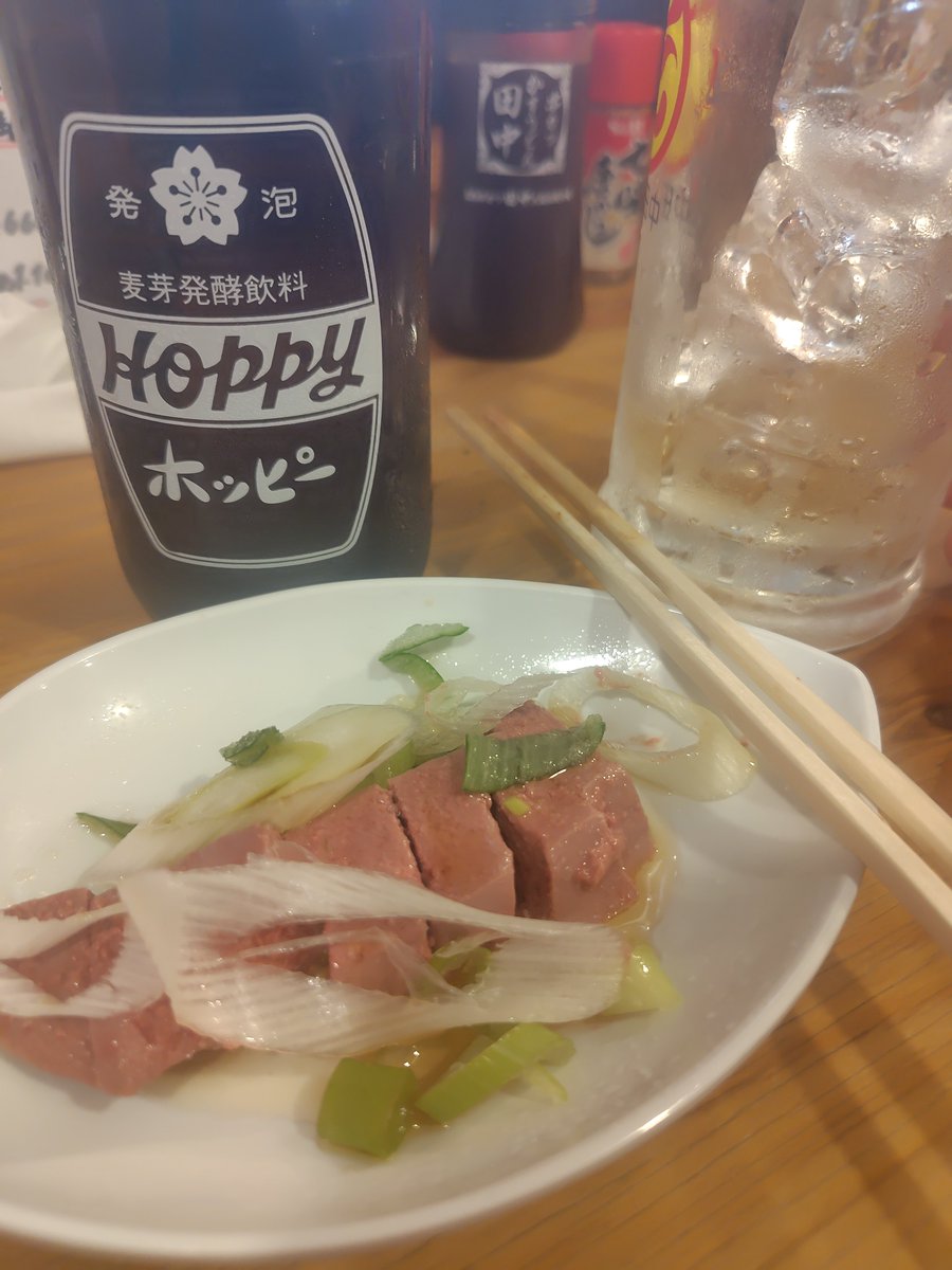 oyajilove's tweet photo. 串カツ田中でレバニラに遭遇 https://t.co/Ty4hsy2Zfc