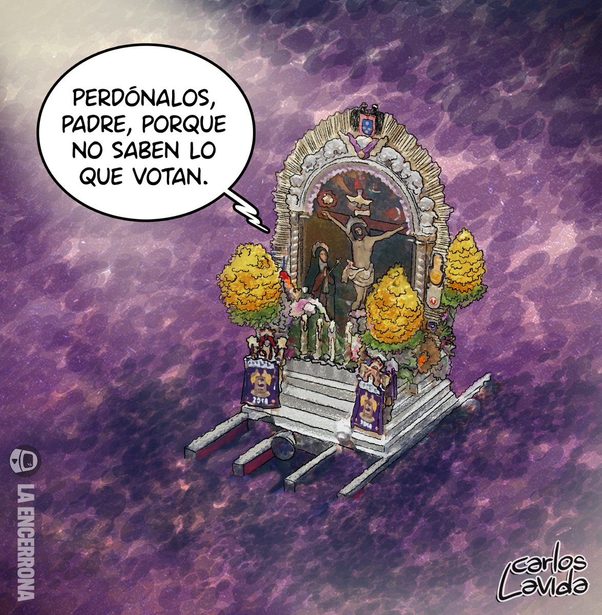 carlosLavida83's tweet photo. "Necistiamos un milagro"
Mi viñeta para @laencerronaperu 
Suscríbete para informarte sobre tu alcalde fariseo los próximos 4 años https://t.co/IdZPk1rW2r