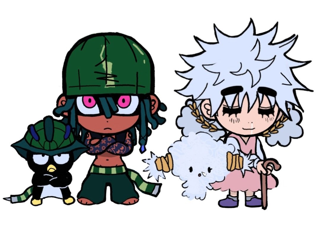 nendracula's tweet photo. merukomus ( x sanrio ) #meruem #komugi :] https://t.co/cKL9knDEJK