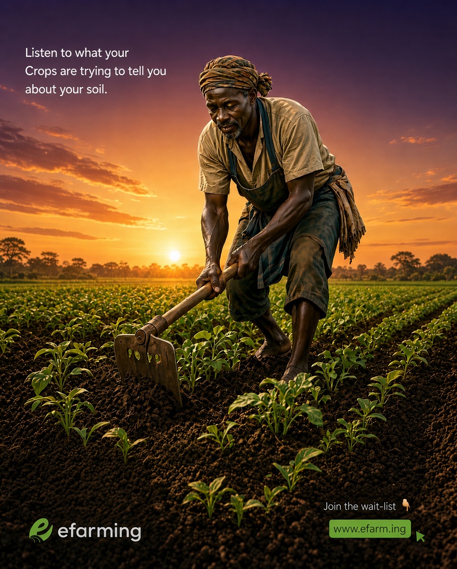 efarm_ing's tweet photo. Pay attention to the soil.

efarming is coming. https://t.co/54Dozn5Wgo