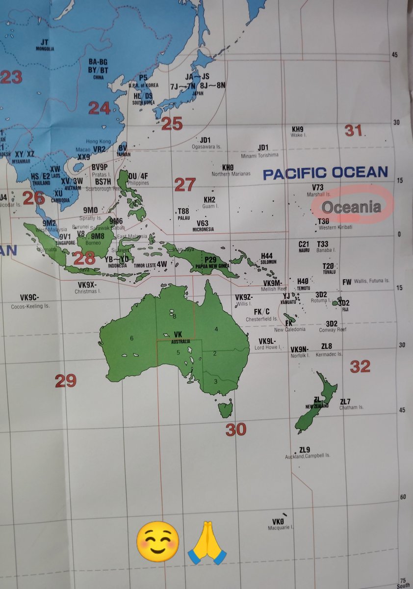 JE3OUUnew's tweet photo. Thanks for 【 #Oceania #DX #Contest 2026 #Phone 】
This year join in
14/21/28MHz 3 bands
Total 15 QSOs (^o^)/
I hope to see you next chance
& 【 2026 #CW 】✨
Thanks again all. 🌏🙏
#AmateurRadio
#CQhamradio
#CTESTWIN
#FT991A
#50W
#HF
#MobileWhip 📡⚡️ https://t.co/9X6khpCNLV