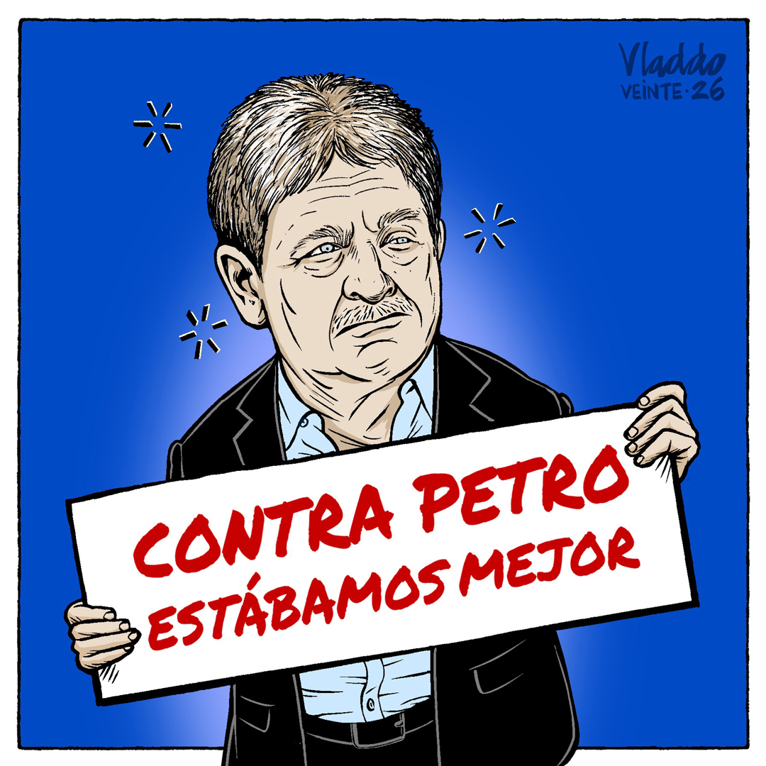 estoescambio's tweet photo. Mac Master no está solo ✒️ La nueva caricatura de @Vladdo ya está en CAMBIO.

#Vladdomanía https://t.co/g3ODGytRdY