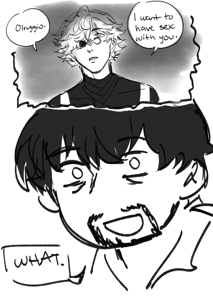 thypluma's tweet photo. When you finally have the chance to be with your 20 yr-long situationship but he got so used to not being with you that hes oblivious to your advances #orufrey https://t.co/54WCs187J8