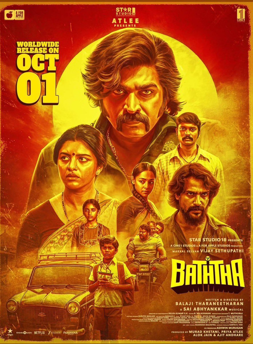 TAMILGARAGE_JD's tweet photo. Heading to watch #Baththa now. 🎬

Vijay Sethupathi has been caught up in quite a few controversies lately. Let’s see how Baththa turns out for him and whether this film works in his favour. Will share my review after watching it.

#VijaySethupathi https://t.co/HLlZMVuz2t