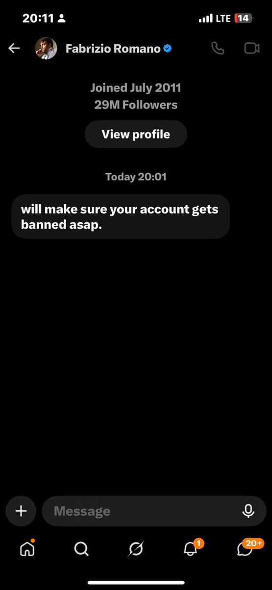 NobleBenz's tweet photo. I was hearing allegations about fabrizio being biased, didn’t think it was true until now.

This is crazy mehnn😂 but I won’t be silenced from speaking the truth✌️ https://t.co/Ni7UrYtTkU