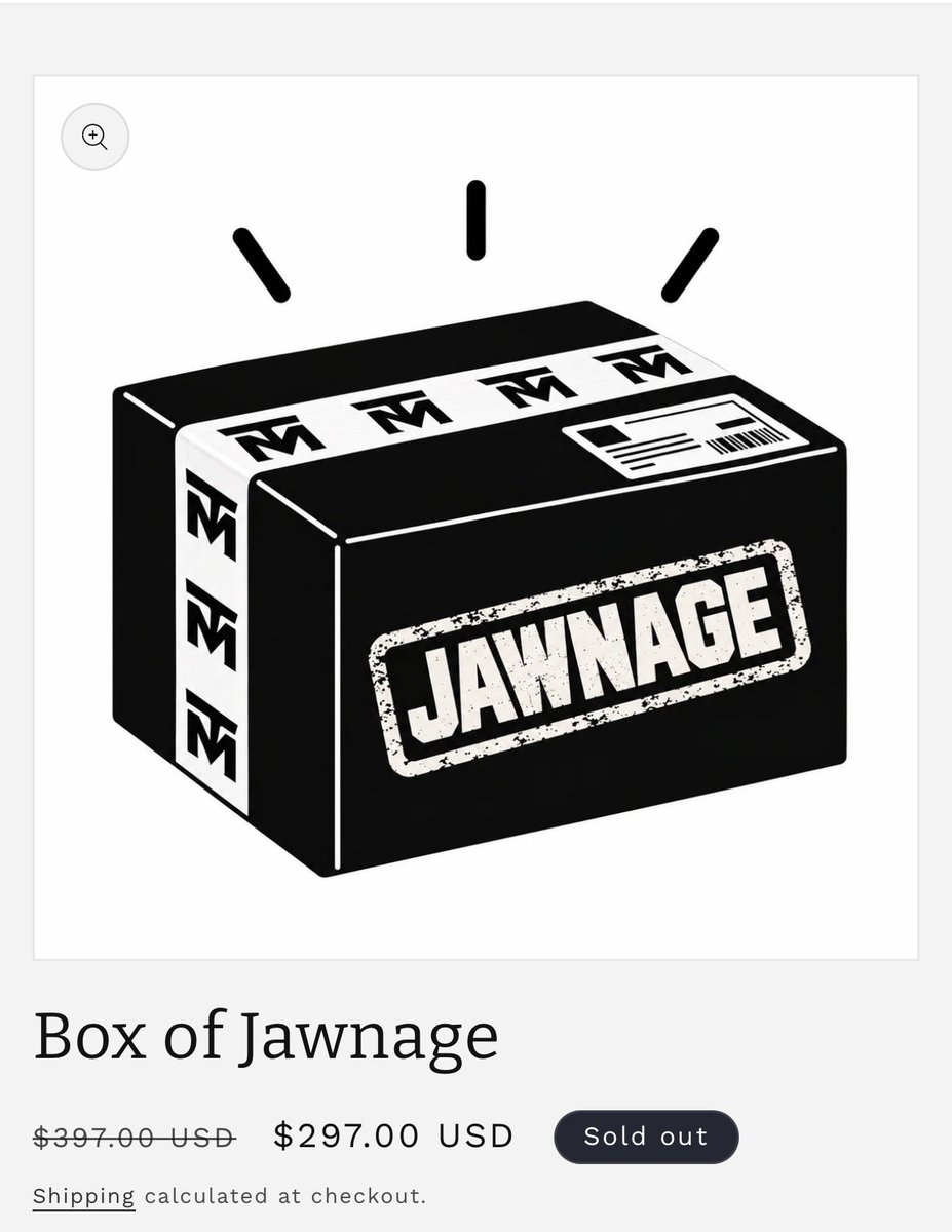 typemedia's tweet photo. SOLD OUT 📦

Did you grab your Box of Jawnage? https://t.co/DDS8j9rBLu
