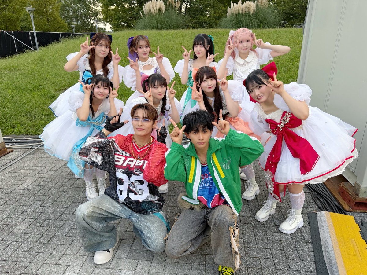 madeintohoku's tweet photo. ✶⋆.˚ ありがとうございました ๋ ࣭ ⭑

『a-nation2026』

📸 #ONENONLY 産とお写真撮っていただきました！
#TETTA 産 #NAOYA 産 

@onenonly_tokyo #anation2026 
#いぎなり東北産 #スターダストプロモーション https://t.co/Meu5iyDJOs