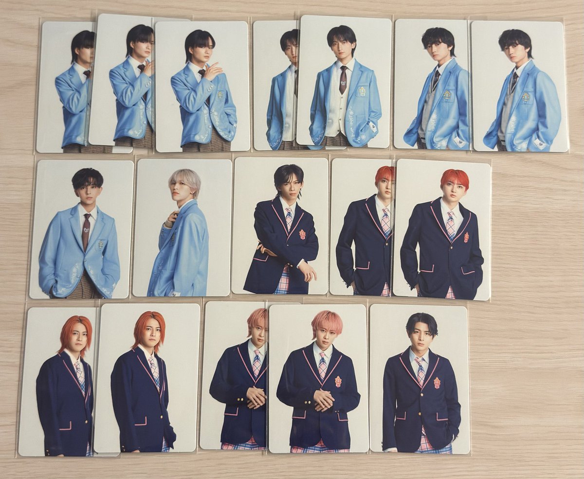 _neko44's tweet photo. EBiDAN Yes! 東京 封入特典 店舗特典トレカ 交換

【譲】M!LK カイ リョウガ ユーキ タカシ シューヤ アロハ ハル 志村 松村 柴崎 吉澤 FUMIYA SHOOT TAKUYA阿久根 中村 千田 筒井 山本 八神 竹野 森田 近藤

【求】 タクヤ 志賀 
HMVのみ NAOYA、芳賀も求めてます
郵送交換でのお取引希望です。 https://t.co/USPyaQEGYM