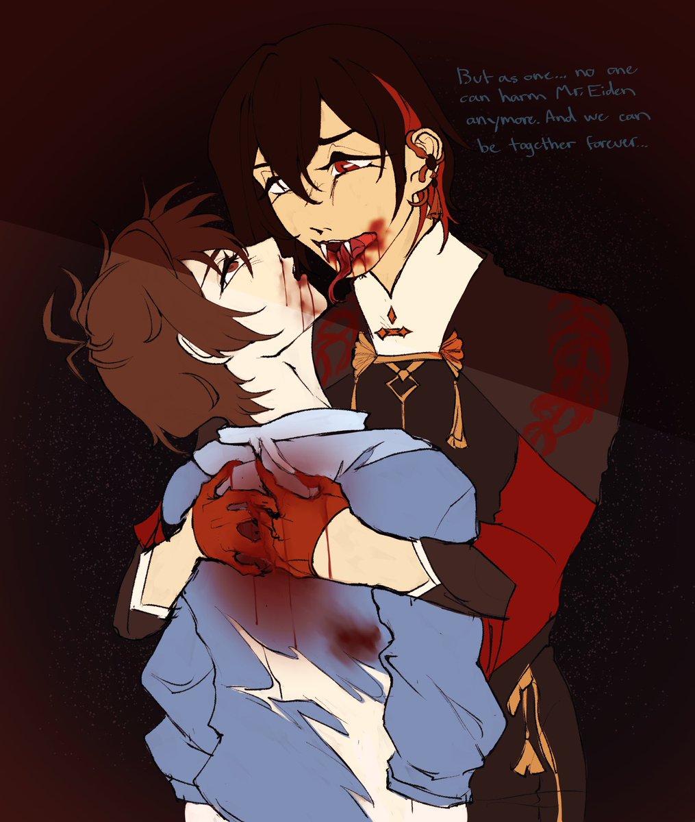 snowwybug's tweet photo. (Blood/death tw) possessive until the end

#nucarnival https://t.co/NoMn1YV7VO