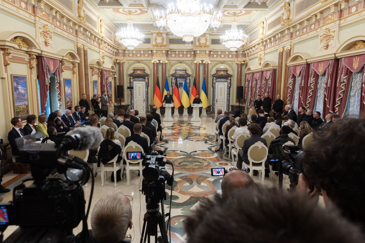 ZelenskyyUa's tweet photo. Yesterday, I spoke with the American negotiating team. Today, the American side is in contact with both Ukraine and Russia and is proposing a trilateral meeting at the technical level by the end of October.

Yesterday, I confirmed to them that our side is ready to support holding such a meeting by the end of October. There is no new information here. We are open to the United Arab Emirates or another country proposed by the American side.

I know they will propose this to the Russian side as well, or may have already done so. We will wait for the response. We respond positively to negotiations.

From the press conference with Friedrich Merz. (3/3)