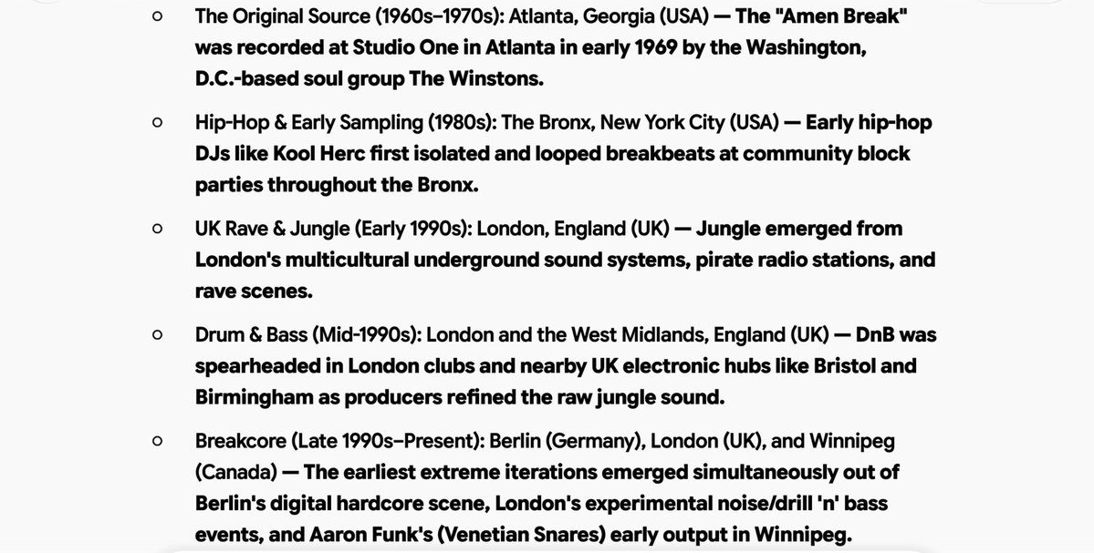 gulplean's tweet photo. im next to canada one reason cause im appreciative of breakcore. after being transformed and distorted i still recognize the funk drum samples. if i showed somebody and told them basically breakcore dnb jungle rave came from james brown and funk they would understand me better https://t.co/gy6CKs8fwb