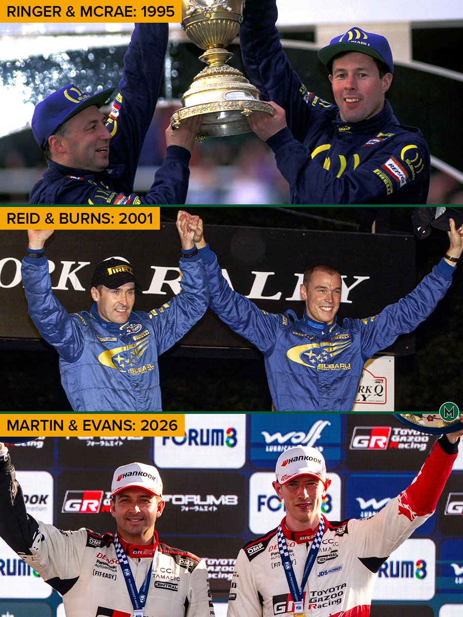 Motor_Sport's tweet photo. Colin McRae 🏴󠁧󠁢󠁳󠁣󠁴󠁿 
Richard Burns 🏴󠁧󠁢󠁥󠁮󠁧󠁿 
Elfyn Evans 🏴󠁧󠁢󠁷󠁬󠁳󠁿 

Britain’s three world rally champion drivers 🏆🏆🏆

#WRC https://t.co/5bBEtD6jkt