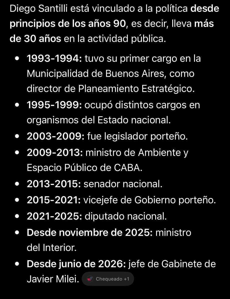 LAVIDADEGERO's tweet photo. Para que dimensionen; cuando mis papás se conocieron allá por 1995 Diego Santilli ya parasitaba del estado, en ese momento peronista, despues fue mutando y ahora es libertario. Casi 40 años en el sector público 

Una Argentina distinta es imposible con los mismos de siempre. https://t.co/BykZYxQ6Hi