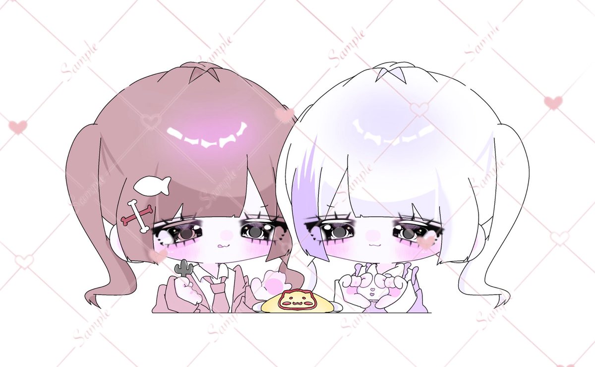 yoru_hnt's tweet photo. 同じ絵師さんでほんとに絵柄大好き過ぎてかわいい直近で2回も依頼するくらい可愛い絵柄大好きすぎます https://t.co/CC6SOkrONx