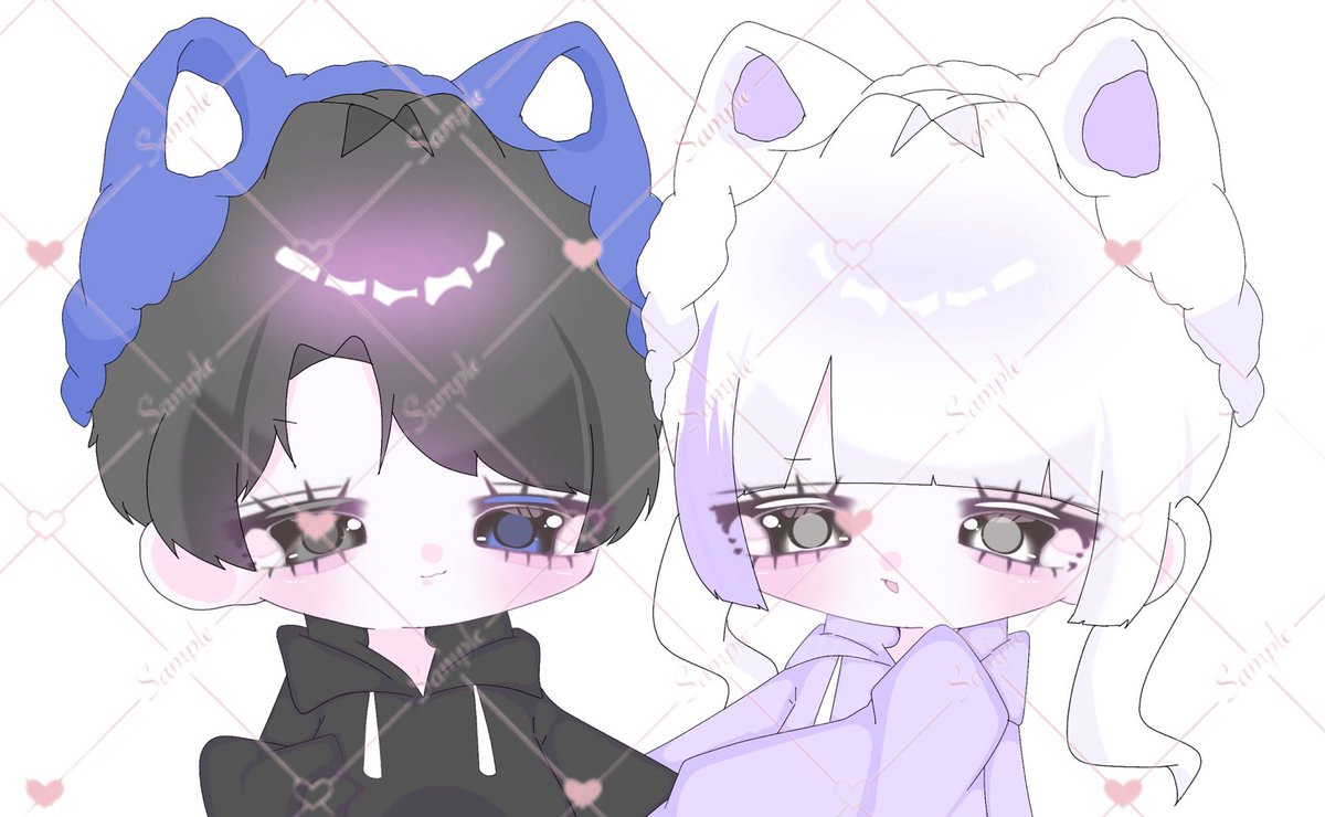 yoru_hnt's tweet photo. 同じ絵師さんでほんとに絵柄大好き過ぎてかわいい直近で2回も依頼するくらい可愛い絵柄大好きすぎます https://t.co/CC6SOkrONx