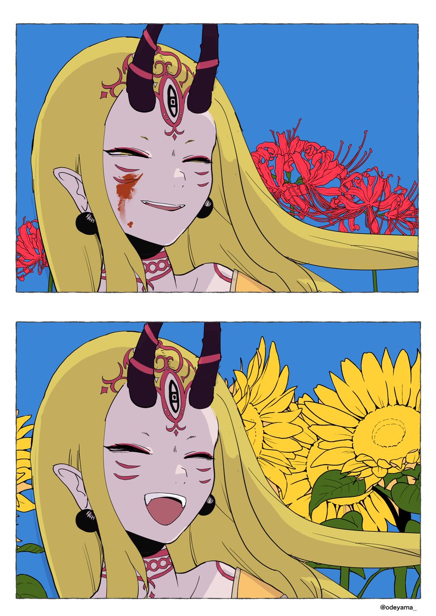 odeyama_'s tweet photo. 【FGO】華のように https://t.co/BZVnkPAqMv
