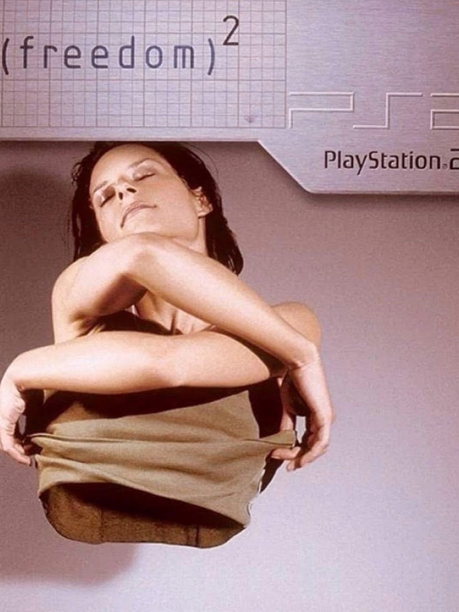 internetpreai's tweet photo. early 2000s playstation ads https://t.co/dIhJ5OwwjS