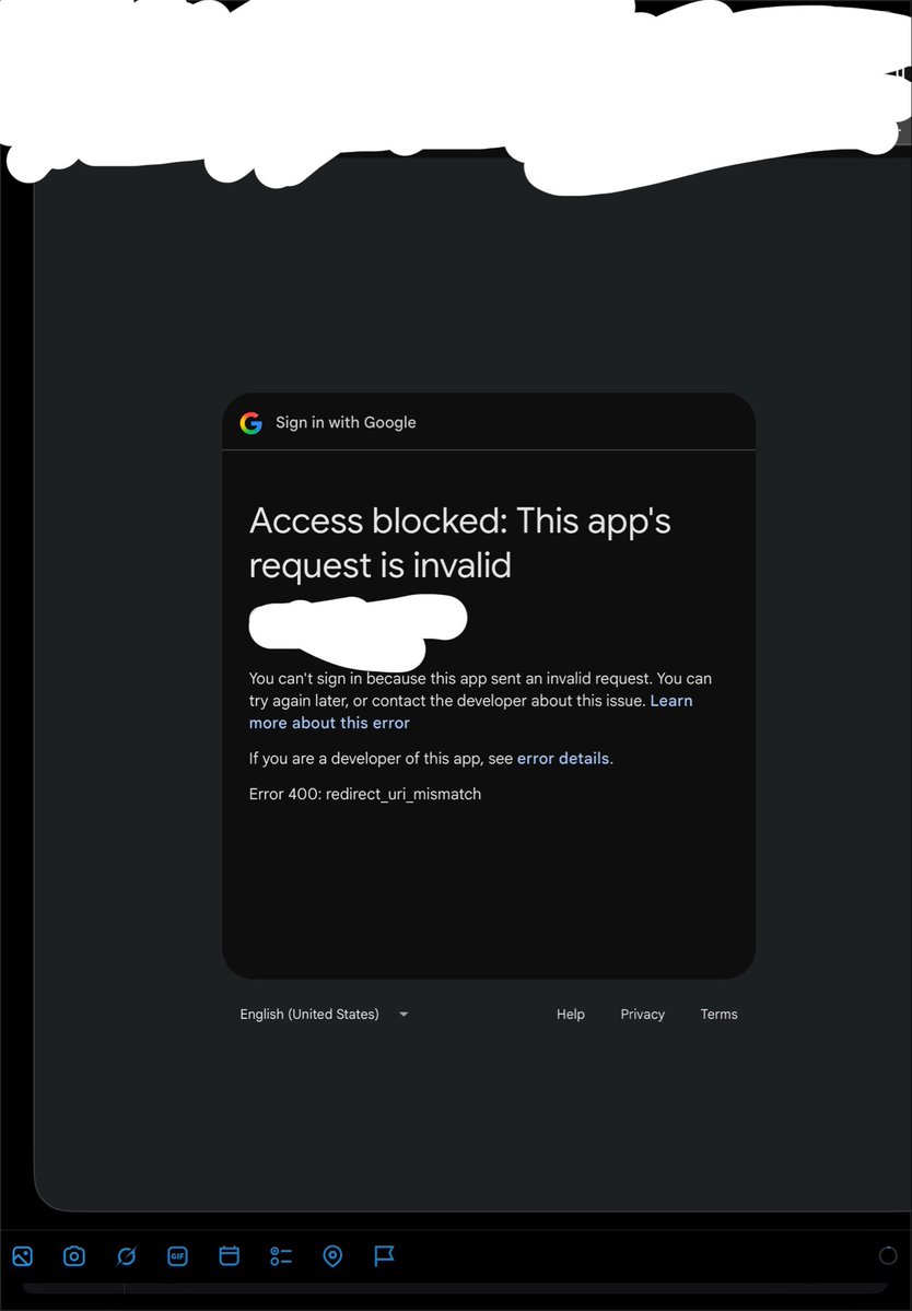 MoustafaAbdul's tweet photo. @RomaniNasrat I get an error when I try to sign in https://t.co/N2pieZ6aCn