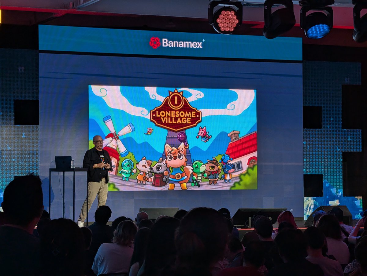FayerDev's tweet photo. Ayer @thetruebowser habló de varios indies mexicanos, entre ellos PancitoMerge ♥️

Fue muy surreal vivirlo, honestamente no lo esperaba. https://t.co/0u83SQuO09