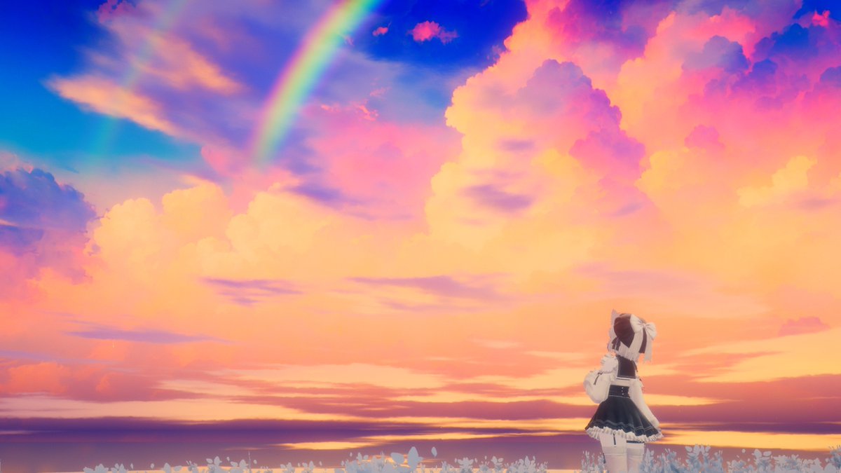 LiluRays's tweet photo. 今日はとっても楽しかった(≧∇≦)
おやすみなさい！
 #VRChat 
 #VRChatPhotos https://t.co/R5UhMEloah